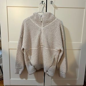 Prana Fleece Half Zip Sweatshirt with Hood